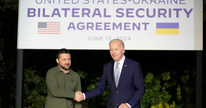 Biden, Zelenskyy sign 10-year U.S.-Ukraine security pact: ‘Not backing down’ – National