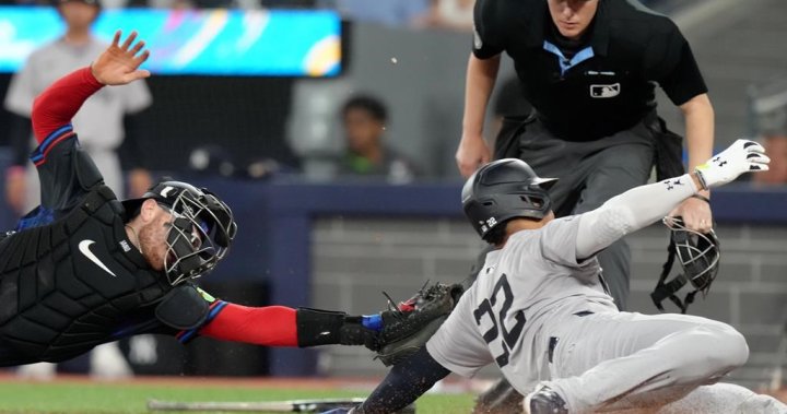 Yankees rally in sixth inning, beat Blue Jays 16-5