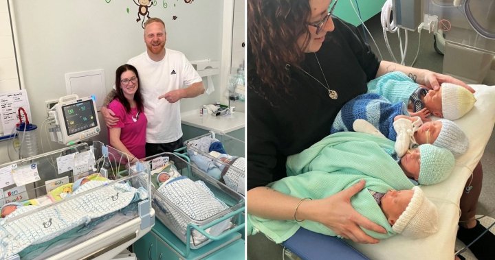 Rare, naturally conceived quadruplets born in Scotland – National