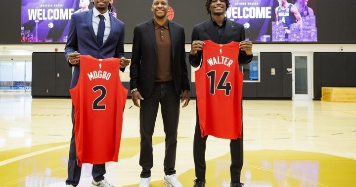 Raptors sign three 2024 draft picks