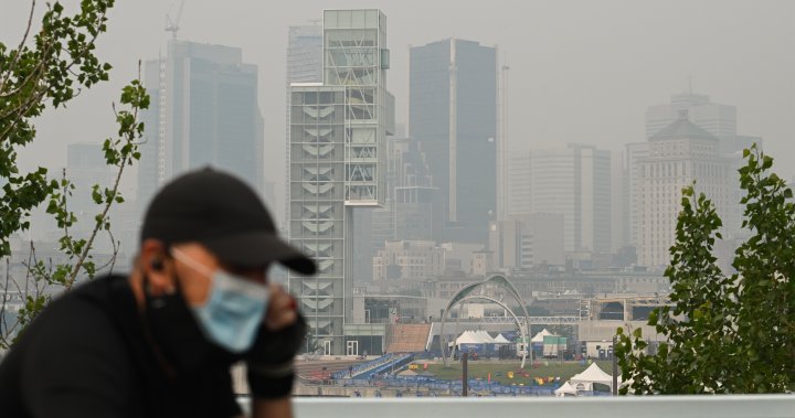 Montreal’s air quality in 2023 most polluted in years due to forest fires