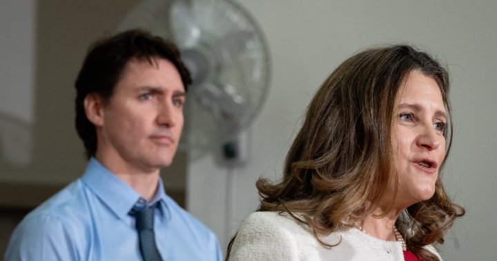 Trudeau affirms ‘full confidence’ in Freeland amid reports of tension – National