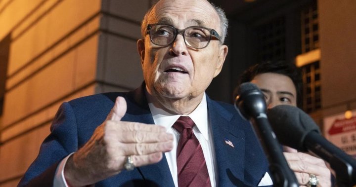 Rudy Giuliani faces renewed lawsuits after judge ends his bankruptcy bid – National