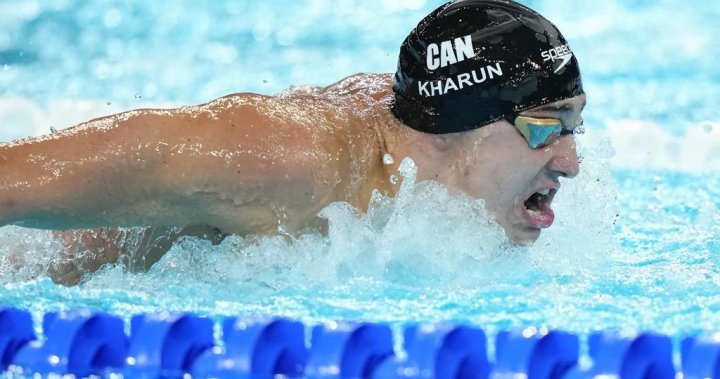 Canada’s Ilya Kharun wins bronze in 200m butterfly