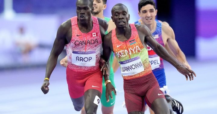 Canada’s Arop wins Olympic silver in men’s 800 – National