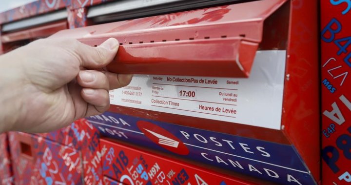 Canada Post plans to raise stamp prices again to address financial ‘issues’ – National