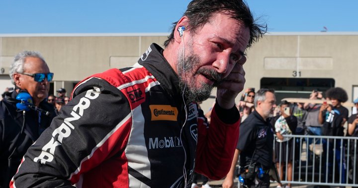 Keanu Reeves crashes car in racing debut at Indianapolis Motor Speedway – National