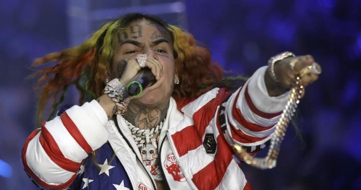 Rapper Tekashi 6ix9ine arrested in New York on parole violation claims – National