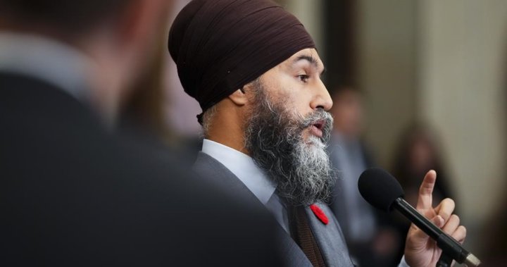 Singh says NDP won’t play ‘games’ and help Bloc, Tories topple Liberals – National