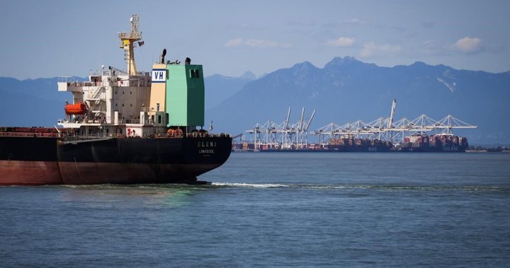 Gaza protest blocks Metro Vancouver container port