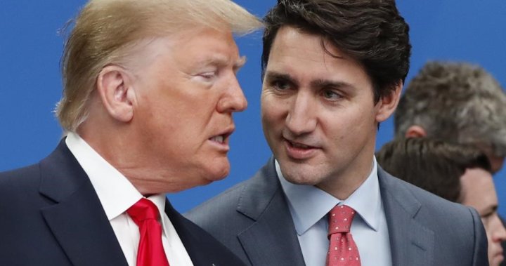 Justin Trudeau, Donald Trump meet in Florida amid tariff threats – National