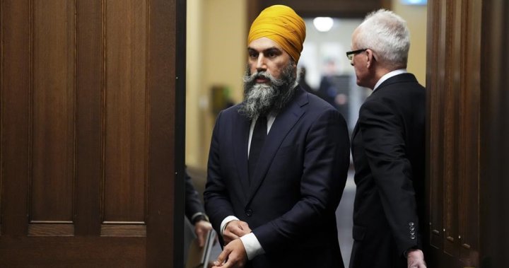 NDP won’t support Tory non-confidence motion that uses Singh’s words – National