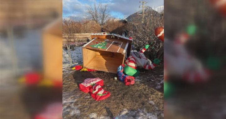 Vandalism of a beloved Christmas display tradition in Canmore upsets community