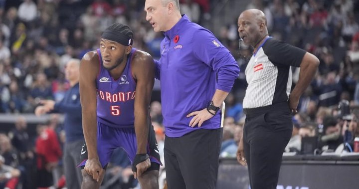 Quickley returns to Toronto Raptors’ lineup